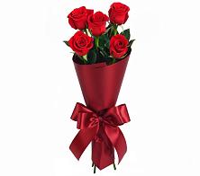 Букет 5 Красных роз Эдлесс Лав в Ямном