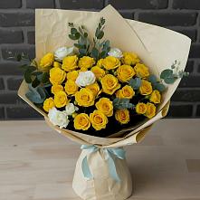 Букет цветов из:  Розы #REPLACE_PRED# Ямном