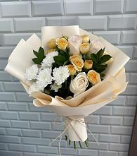 Букет цветов из:  Розы и Хризантемы в Ямном