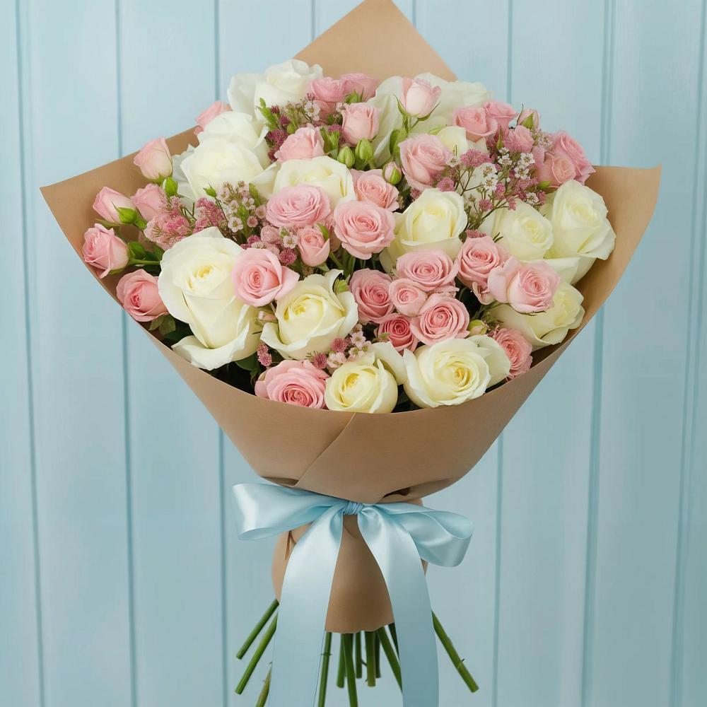 Букет цветов из: Розы в Ямном