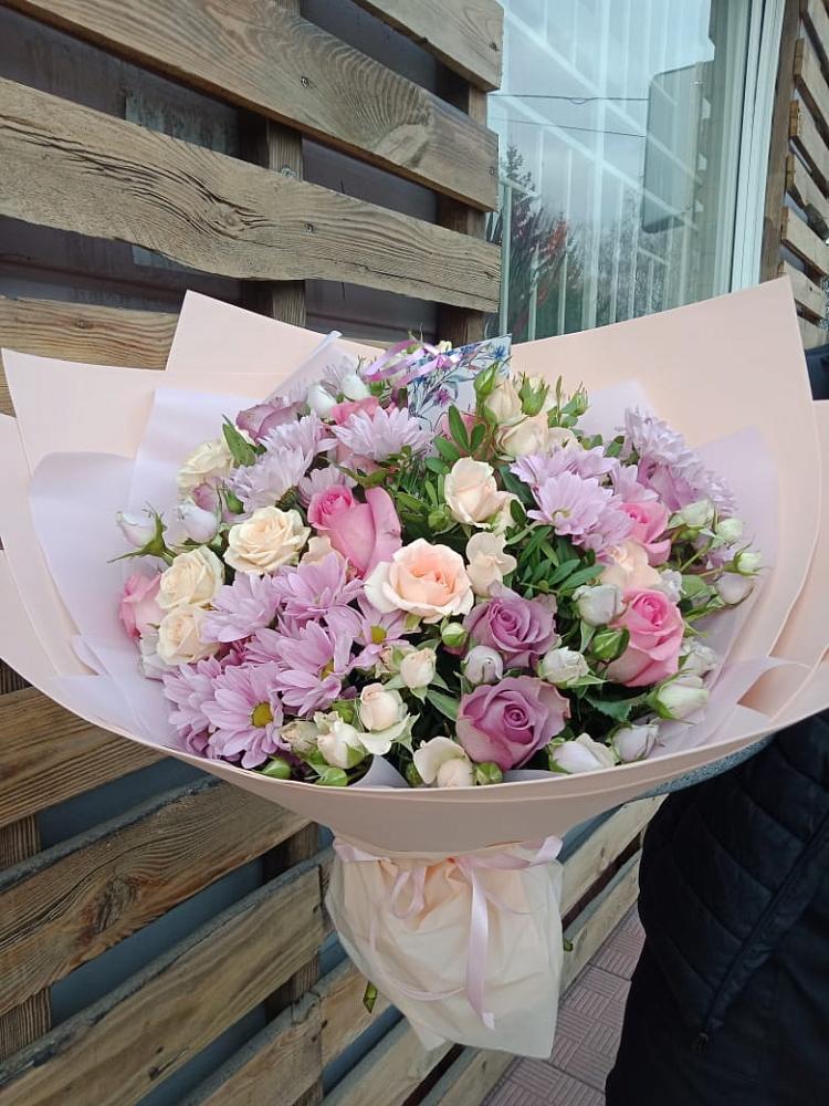 Букет цветов из: Розы и Хризантемы в Ямном