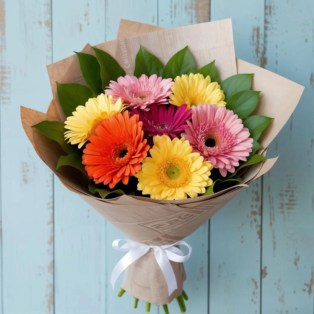 Букет цветов из: Герберы в Ямном