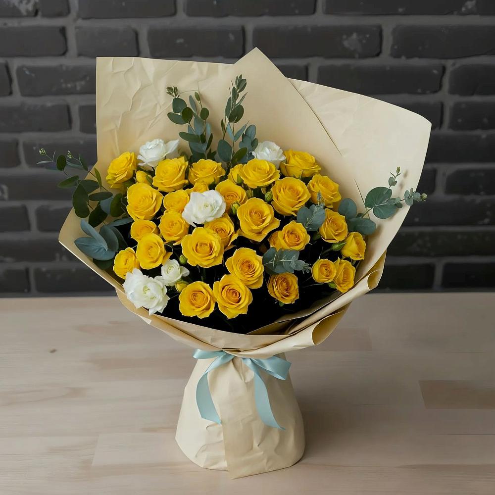 Букет цветов из: Розы в Ямном