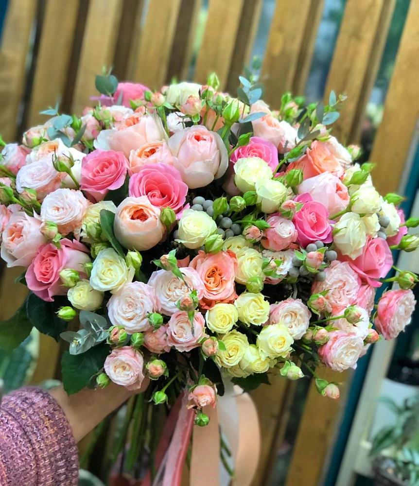 Букет цветов из: Розы в Ямном