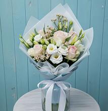 Букет цветов из:  Розы и Лизиантусы #REPLACE_PRED# Ямном