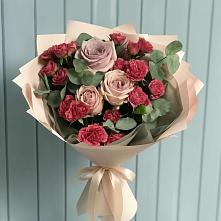Букет цветов из:  Гвоздики и Розы #REPLACE_PRED# Ямном