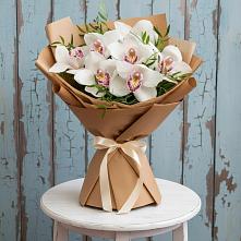 Букет цветов из:  Орхидеи и Розы в Ямном